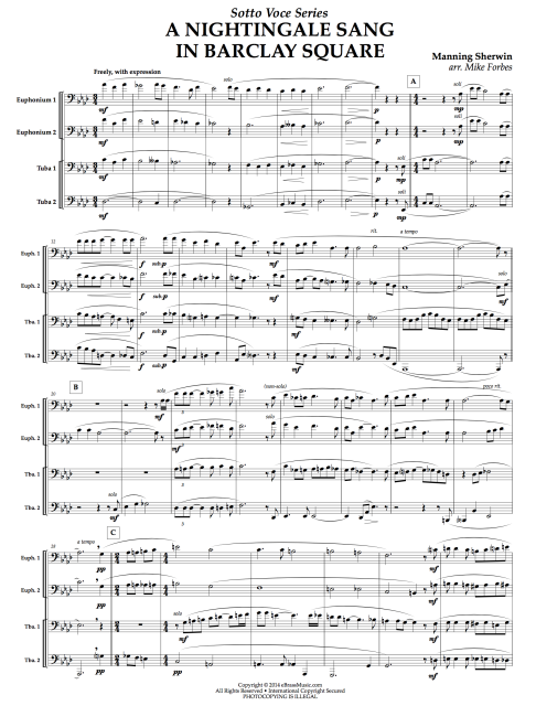 Epic Wubbox Sheet music for Trombone, Tuba, Bassoon, Saxophone baritone &  more instruments (Mixed Ensemble)
